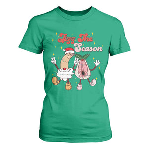 Dirty Christmas Jizz The Season T Shirt For Women Funny Xmas Inappropriate Adult Humor TS11 Irish Green Print Your Wear