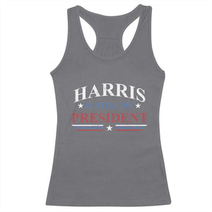 Harris Is Still My President Racerback Tank Top Star Striped TS11 Charcoal Print Your Wear