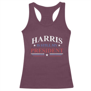 Harris Is Still My President Racerback Tank Top Star Striped TS11 Maroon Print Your Wear