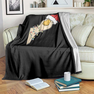 Funny Christmas Silly Goose Festive Holiday Throw Blanket TS11 Print Your Wear