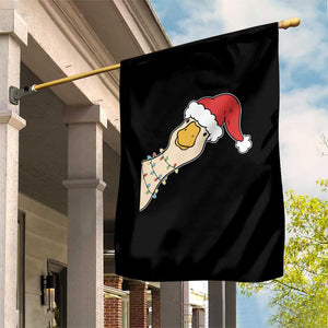 Funny Christmas Silly Goose Festive Holiday Garden Flag TS11 Print Your Wear