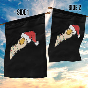 Funny Christmas Silly Goose Festive Holiday Garden Flag TS11 Print Your Wear