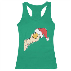 Funny Christmas Silly Goose Festive Holiday Racerback Tank Top TS11 Irish Green Print Your Wear