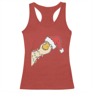 Funny Christmas Silly Goose Festive Holiday Racerback Tank Top TS11 Red Print Your Wear