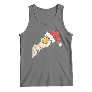 Funny Christmas Silly Goose Festive Holiday Tank Top TS11 Black Heather Print Your Wear
