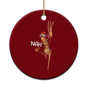 Funny Marcus The Worm Christmas Nah Ceramic Ornament TS11 1pc Red Print Your Wear