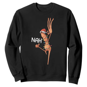 Funny Marcus The Worm Christmas Nah Sweatshirt TS11 Black Print Your Wear