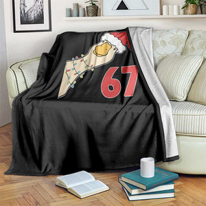 Funny Christmas Silly Goose 67 Meme Festive Holiday Throw Blanket TS11 Print Your Wear