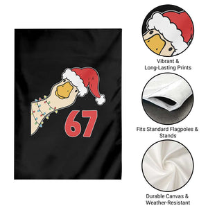 Funny Christmas Silly Goose 67 Meme Festive Holiday Garden Flag TS11 Print Your Wear