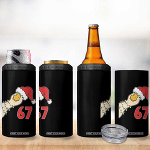 Funny Christmas Silly Goose 67 Meme Festive Holiday 4 in 1 Can Cooler Tumbler TS11 Print Your Wear