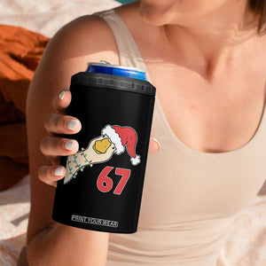 Funny Christmas Silly Goose 67 Meme Festive Holiday 4 in 1 Can Cooler Tumbler TS11 Print Your Wear
