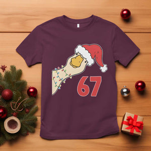 Funny Christmas Silly Goose 67 Meme Festive Holiday T Shirt TS11 Maroon Print Your Wear