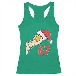 Funny Christmas Silly Goose 67 Meme Festive Holiday Racerback Tank Top TS11 Irish Green Print Your Wear