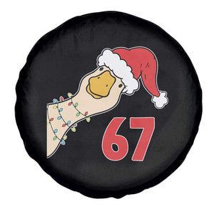 Funny Christmas Silly Goose 67 Meme Festive Holiday Spare Tire Cover TS11 Print Your Wear