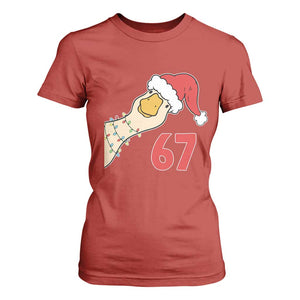 Funny Christmas Silly Goose 67 Meme Festive Holiday T Shirt For Women TS11 Red Print Your Wear