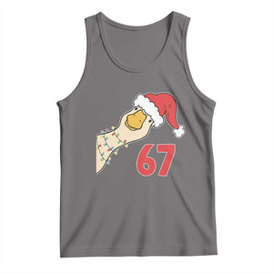 Funny Christmas Silly Goose 67 Meme Festive Holiday Tank Top TS11 Deep Heather Print Your Wear