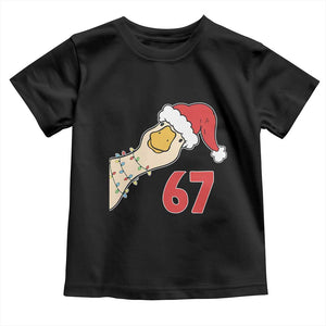 Funny Christmas Silly Goose 67 Meme Festive Holiday Toddler T Shirt TS11 Black Print Your Wear