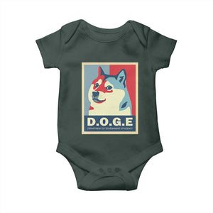Trump Musk DOGE Baby Onesie Department Of Government Efficiency Vintage Meme Inu Dog TS11 Print Your Wear