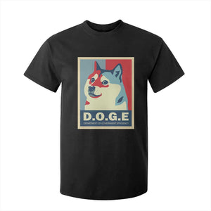 Trump Musk DOGE T Shirt For Kid Department Of Government Efficiency Vintage Meme Inu Dog TS11 Black Print Your Wear