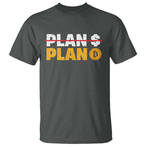 Bitcoin Plan B HODL T Shirt BTC Crypto Currency Traders Blockchain TS11 Dark Heather Print Your Wear