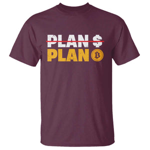 Bitcoin Plan B HODL T Shirt BTC Crypto Currency Traders Blockchain TS11 Maroon Print Your Wear