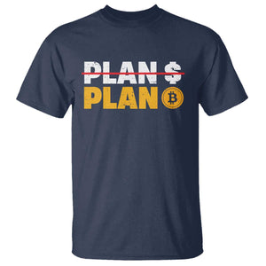 Bitcoin Plan B HODL T Shirt BTC Crypto Currency Traders Blockchain TS11 Navy Print Your Wear