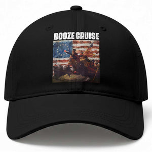 Funny George Washington Baseball Cap Booze Cruise Political Party Vintage American Flag TS11 Print Your Wear