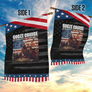 Funny George Washington Patriotic Garden Flag Booze Cruise Political Party Vintage American Flag TS11 Print Your Wear