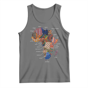 African Culture Black Fabrics Tank Top African American Heritage TS11 Black Heather Print Your Wear