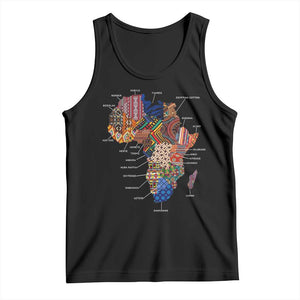 African Culture Black Fabrics Tank Top African American Heritage TS11 Black Print Your Wear