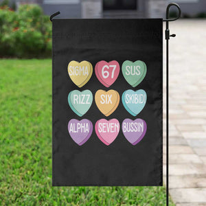 Funny Valentines Day 67 Meme Six Seven Sigma Rizz Heart Kids Garden Flag TS11 Print Your Wear