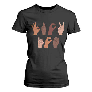 Funny Fuck Hand Sign Language Anti Deportation T Shirt For Women Chinga La Migra TS11 Black Print Your Wear