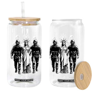Statue Of Liberty Arrested Glass Can Funny Immigrant Rights Political Protest TS11 Print Your Wear