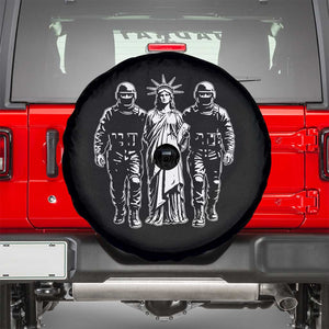 Statue Of Liberty Arrested Spare Tire Cover Funny Immigrant Rights Political Protest TS11 Black Print Your Wear