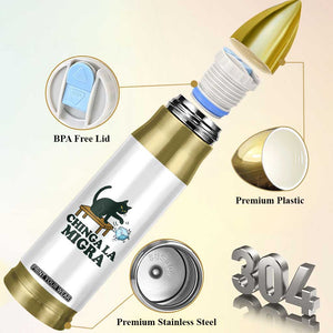 Chinga La Migra Bullet Tumbler Funny Immigration Rights Cat Political TS11 Print Your Wear
