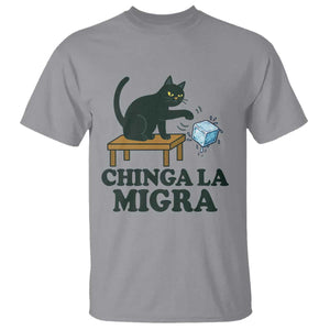 Chinga La Migra T Shirt Funny Immigration Rights Cat Political TS11 Sport Gray Print Your Wear
