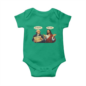 Funny Its Like They Didnt Listen At All Bro Same Meme Baby Onesie TS11 Irish Green Print Your Wear