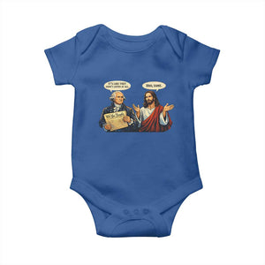 Funny Its Like They Didnt Listen At All Bro Same Meme Baby Onesie TS11 Royal Blue Print Your Wear