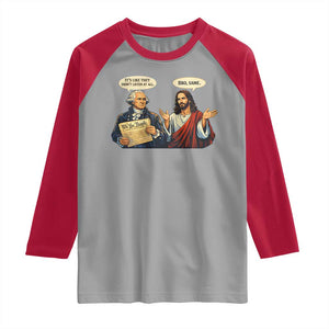 Funny Its Like They Didnt Listen At All Bro Same Meme Raglan Shirt TS11 Sport Gray Red Print Your Wear