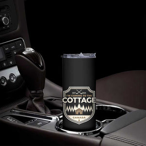 I Am Coming To The Cottage Skinny Tumbler Funny Romance Hockey TS11 Print Your Wear