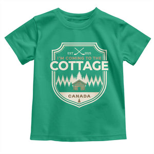 I Am Coming To The Cottage Toddler T Shirt Funny Romance Hockey TS11 Irish Green Print Your Wear