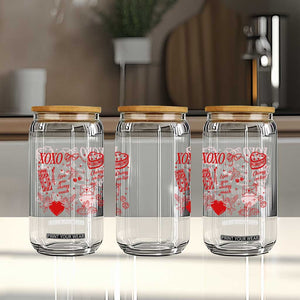 Xoxo Valentines Day Glass Can Love You Cherry Much Vintage Coquette TS11 Print Your Wear