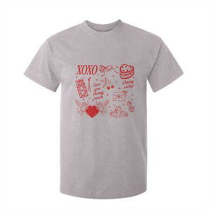 Xoxo Valentines Day T Shirt For Kid Love You Cherry Much Vintage Coquette TS11 Ice Gray Print Your Wear
