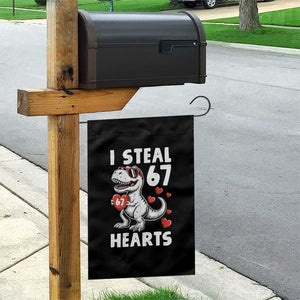 Funny I Steal 67 Hearts Valentines Day Six Seven Meme Garden Flag TS11 Print Your Wear