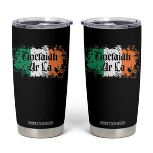 Tiocfaidh Ar La Tumbler Cup Vintage Irish Ireland Flag TS11 Black Print Your Wear