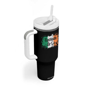 Tiocfaidh Ar La Tumbler With Handle Vintage Irish Ireland Flag TS11 Print Your Wear