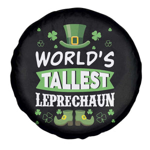 Funny World's Tallest Leprechaun St Patrick's Day Spare Tire Cover Shamrock TS11 Print Your Wear