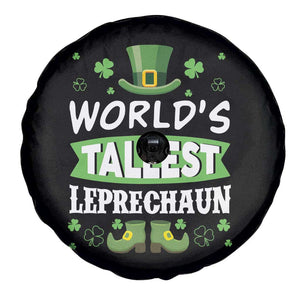 Funny World's Tallest Leprechaun St Patrick's Day Spare Tire Cover Shamrock TS11 Print Your Wear
