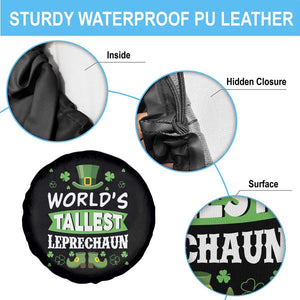 Funny World's Tallest Leprechaun St Patrick's Day Spare Tire Cover Shamrock TS11 Print Your Wear