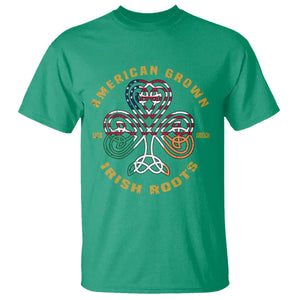 American Grown With Irish Roots T Shirt Irish American Shamrock TS11 Irish Green Print Your Wear